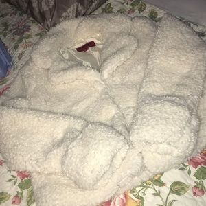 NWT faux fur lamb coat!